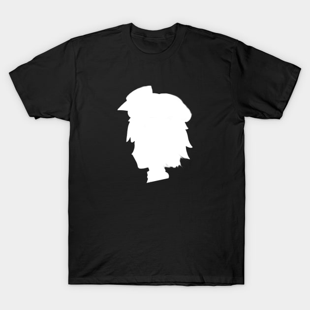 Touhou Project Remilia Scarlet White Silhouette T-Shirt by NivousArts